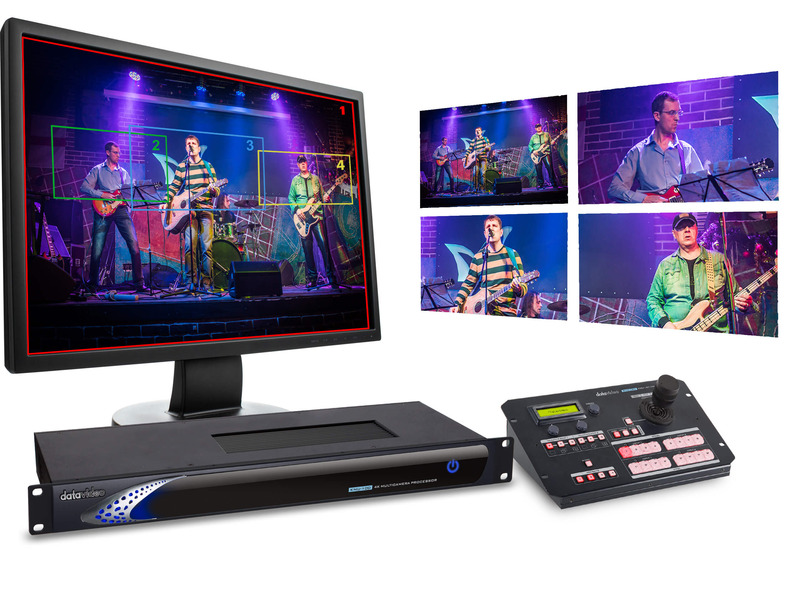 Datavideo Announces KMU-100 4K Multicamera Processor and RMC-185 Controller are Now Shipping